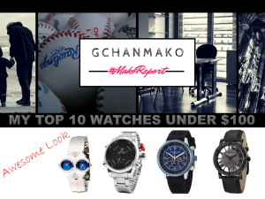 Top 10 GchanMako Watches under $100 I Love