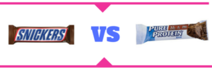Snickers Candy Bar Versus Pure Protein Bar – Which is Healthier the Answer Will Surprise You