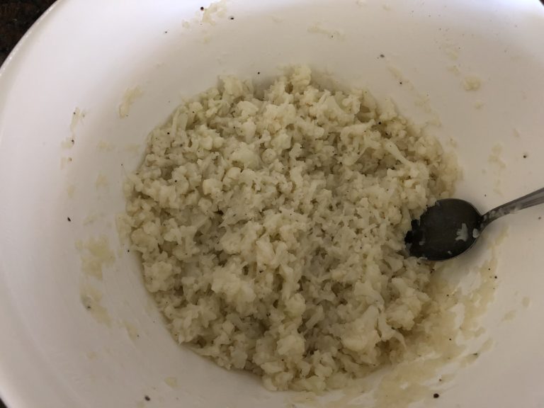 Cauliflower Riced or Mashed – Great Alternative to High Carb Potatoes