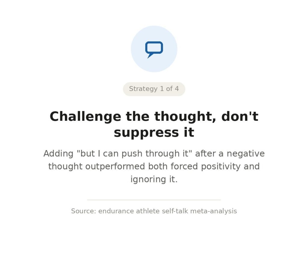 How Athletes Bounce Back from Mistakes - challenge the thought, not suppress it.