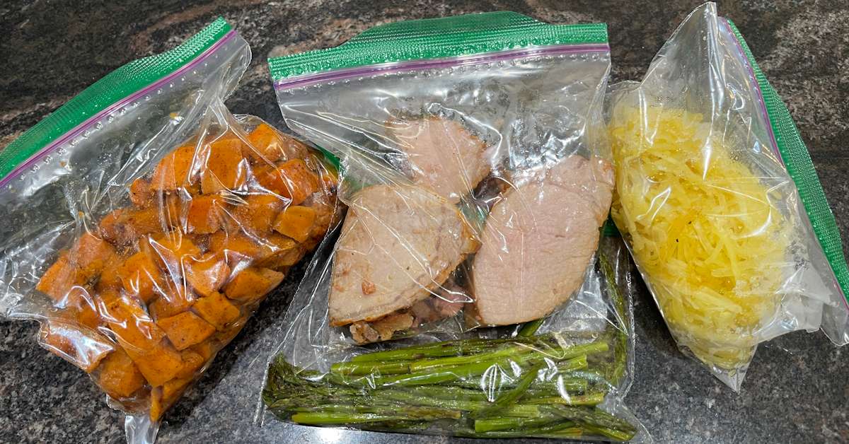 Pork Loin Meal Prep: The Clever “Stapled Bag” Trick for Busy Weeks