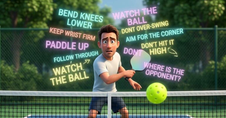 Silencing the Inner Coach: How to Drop Overthinking and Shift Into a Pickleball Flow State