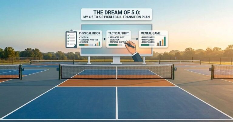 The Dream of 5.0: My 4.5 to 5.0 Pickleball Transition Plan
